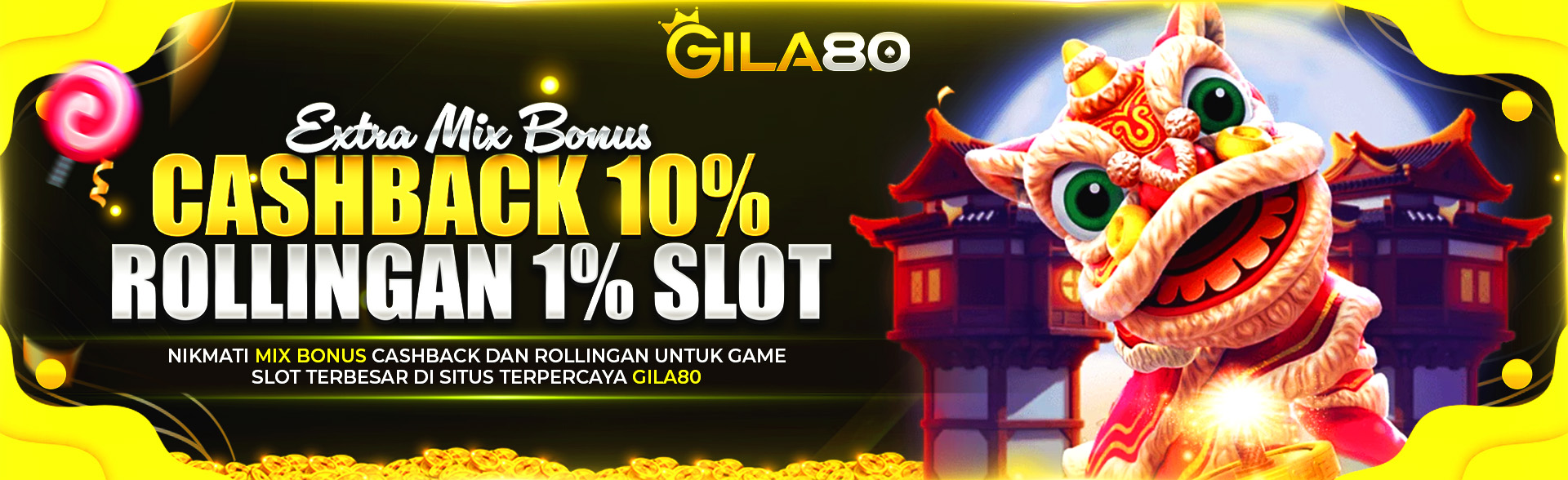 BONUS CASHBACK & ROLLINGAN SLOT