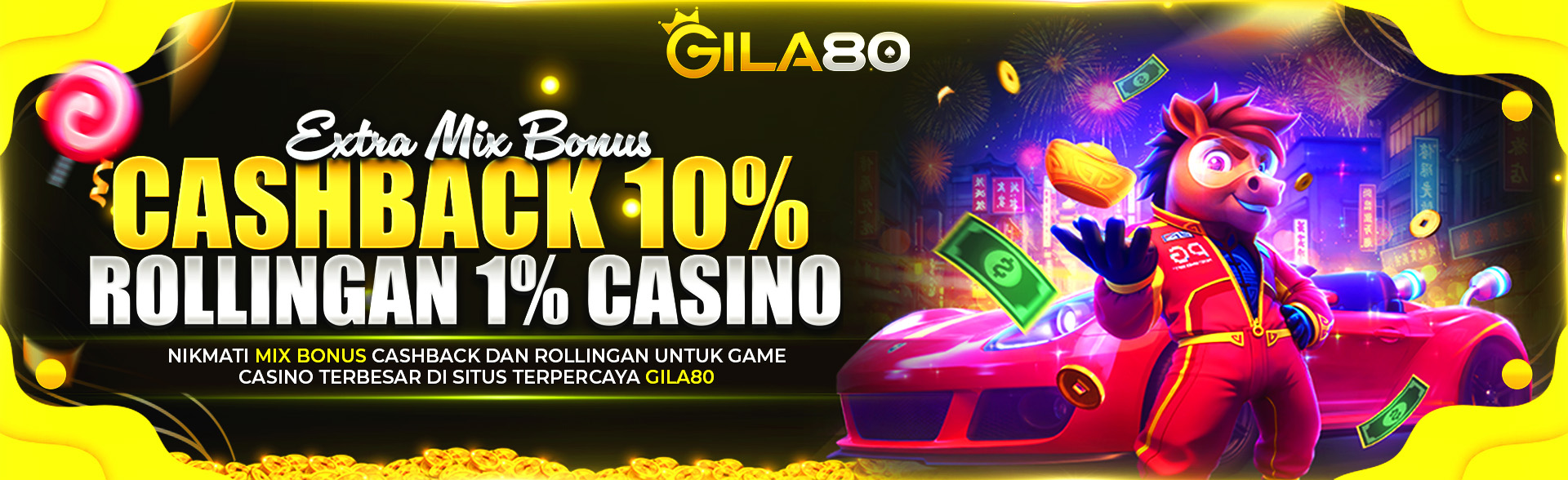 BONUS CASHBACK & ROLLINGAN CASINO